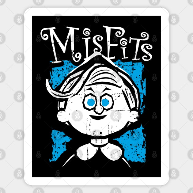 Misfits of Christmas Town: Hermey the Elf Sticker by SaltyCult